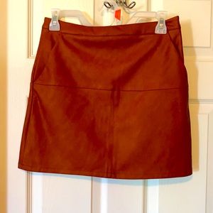 Gorgeous faux leather skirt